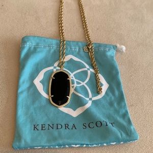 Kendra Scott Gold and Black Necklace